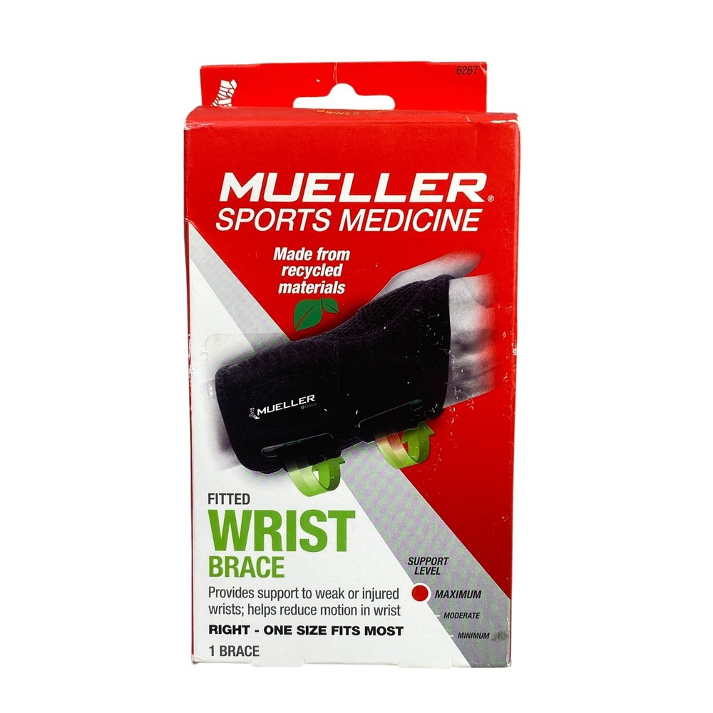 Sports Medicine Green Fitted Wrist Brace for Men and Women Right‎ Hand